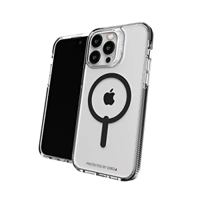 Image de ZAGG Gear4 Santa Cruz Snap D30 Coque de Protection Compatible avec iPhone 14 Pro Max, Fine, résistante aux Chocs, Chargement sans Fil, MagSafe, (Noir)