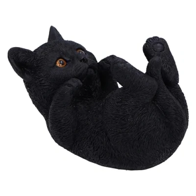 Image de Nemesis Now Familiar Helper Figurine de Chat Noir en résine moulée dans la Meilleure Peinte à Main 12,5 cm