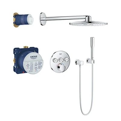 Image de GROHE Set de douche, Chromée, 3 sorties