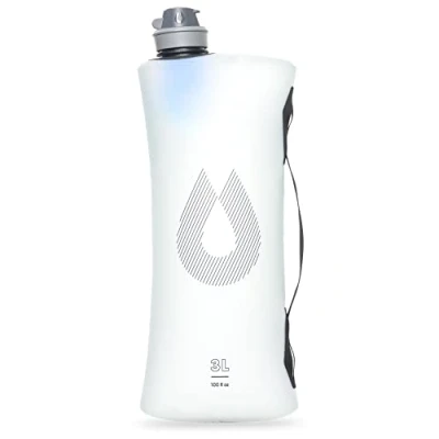 Image de HydraPak Seeker Stockage d&#039;eau pliable (3 litres + kit de filtre) Sac réservoir pour le camping sans BPA ni PVC
