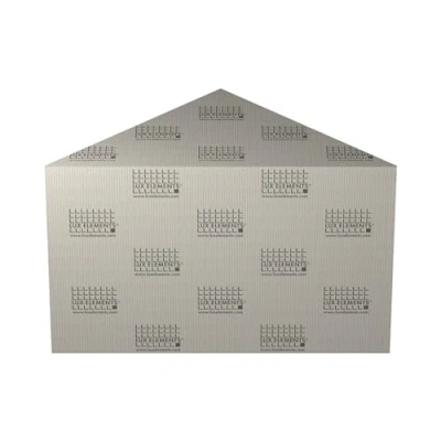 Image de LUX ELEMENTS Banquette de Douche d&#039;angle prêt à carreler 81,6 x 57,7 cm I Banc en Mousse Dure 3 Angles pour Utilisation Angle