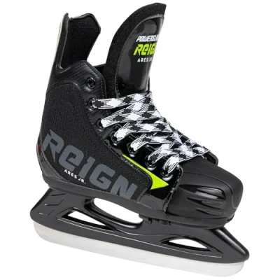 Image de Powerslide 902253 36 39 Ares Junior Patins à glace réglables pour enfant Noir