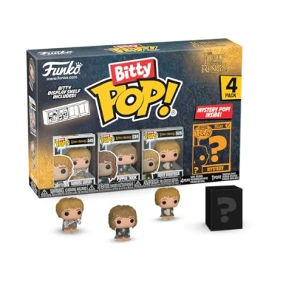 Image de Funko Bitty Pop! Lord of The Rings Samwise 4PK​ et Une Mini Figurine Mystère en Surprise 2.2 Cm Collectionnable Étagère Empilable Incluse Idée de Cadeau Décoration Gâteaux