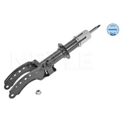 Image de MEYLE 126 625 0008 Amortisseur Essieu avant gauche Pression de gaz Système bitube Jambe suspension Fourche en bas, Goujon haut ORIGINAL Quality