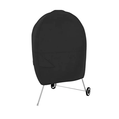 Image de Amazon Basics Housse pour barbecue rond à charbon, Noir
