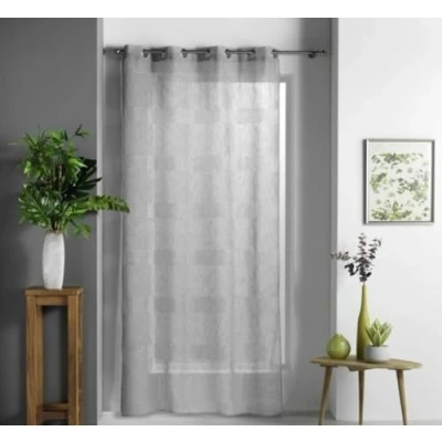 Image de douceur d&#039;interieur 1626637 Voilage, Polyester, Gris, 140 x 280 CM