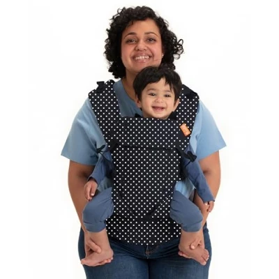 Image de Beco Gemini Porte Bébé Nourrissons et Jeunes Enfants Portage Toutes Positions Avant Arrière 100% Coton Ergonomique Avec Assise Ajustable Pour Pesant Entre 3 16 kg (Iris)