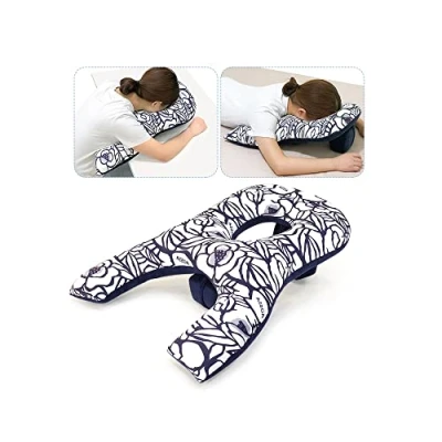 Image de oreiller face vers le bas après une chirurgie oculaire pour dormir sur ventre, sujette aux trous de visage, appui tête lit, rétinienne(motif)