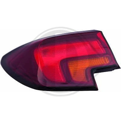 Image de DIEDERICHS 1808090 Feu arrière Priority Parts droit Partie extérieure sans porte lampe OPEL: Astra K 3/5 portes, Mokka / X