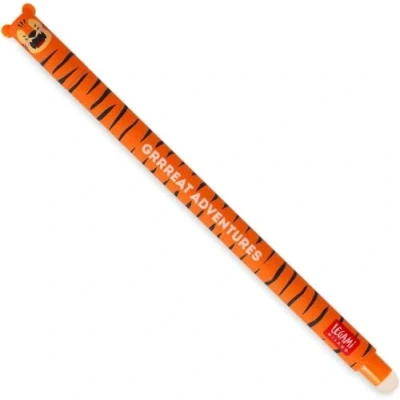 Image de LEGAMI Tiger Stylo gel effaçable Boule à l&#039;extrémité pour enlever l&#039;encre Sans user la feuille Encre orange sensible température Pointe de 0,7 mm diamètre