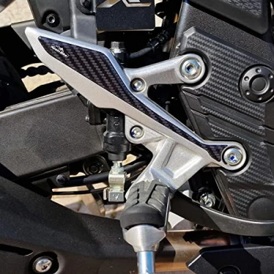 Image de Resin Bike Autocollant Moto Compatibles avec Husqvarna Norden 901 2022. Protections Garde Boue Avant Contre Les Chocs et Éraflures. 3D Résinés Fabriqué en Italie