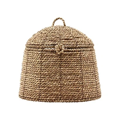 Image de House Doctor, Panier avec Couvercle, Rama, Naturel, Fer, l : 25 cm, 20 h 19 cm