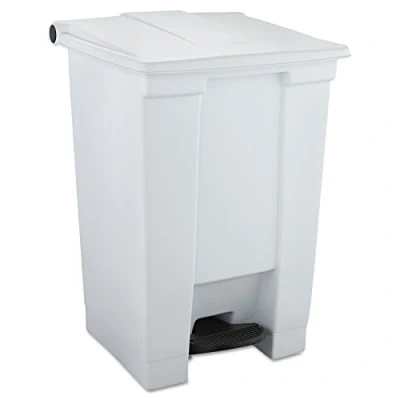 Image de Rubbermaid Commercial Products FG614400WHT Poubelle à Pédale 45,4 l Blanc