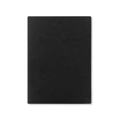 Image de Letts of London Lecassa Agenda journalier 2025 avec rendez vous Noir Format A5