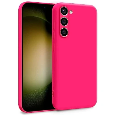 Image de MyGadget Coque pour Samsung Galaxy S23 Plus Case TPU Souple &amp; Soft avec Doublure Microfibre Cover Protection Extra Fine Légère Rose Foncé