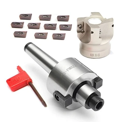 Image de MT2 M10 et 50mm Fraise a surfacer +10 pcs cle insertion carbure APMT1604