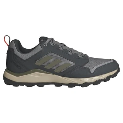 Image de adidas Homme Tracerocker 2.0 Trail Running Shoes, Solid Grey/Olive strata/Carbon, 38 2/3 EU