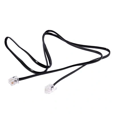 Image de Katigan RJ11 6P4C Cable Cordon de Telephone ADSL Modem 1 Metres