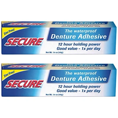 Image de Secure Denture Bonding Cream, 1.4 Ounce 2 per case.