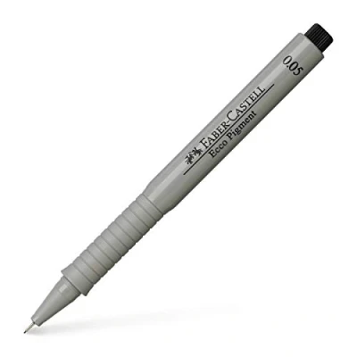 Image de Faber Castell Ecco Pigment stylo fin Noir 1 pièce(s) Stylos fins (Noir, Fin, Gris, Rond, Encre à pigments, 0,05 mm)
