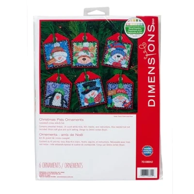 Image de Dimensions Kit Point De Croix Compté, Les Amis Noël
