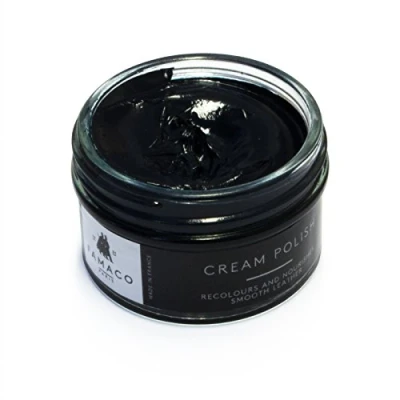 Image de Famaco Cirage Chaussure Crème de Beauté MARINE Pommadier 50 ml Ravive les couleurs Imperméabilise Brillance longue durée