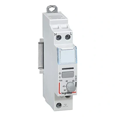 Image de Télérupteur silencieux temporiséà vis 230V 1P 250V 16A 1F 1 mod.