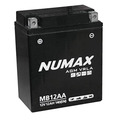 Image de Numax Batterie AGM SLA scellée YB12A A 12 V AH 135 AMPS EN