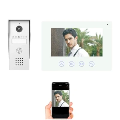 Image de KYF Portier Vidéo filaire connecté Wifi avec Ecran tactile 7&#039;&#039; 2 fils Contrôle vocal Alexa/google Home