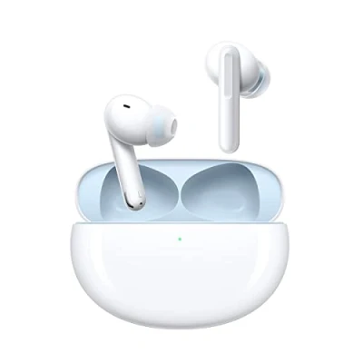 Image de OPPO Enco Free2i, Écouteurs True Wireless, Bluetooth5.2, Contrôles Touch, Annulation du Bruit AI 42 DB, 30 h d&#039;autonomie, Android et iOS, IP54, [Version Italienne], Couleur Blanche