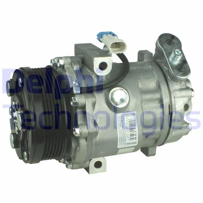 Image de DELPHI TSP0159249 compresseur De Climatisation Sanden SD6V12 PAG 46 avec huile OPEL: Corsa C 3/5 portes, Zafira A, Meriva A