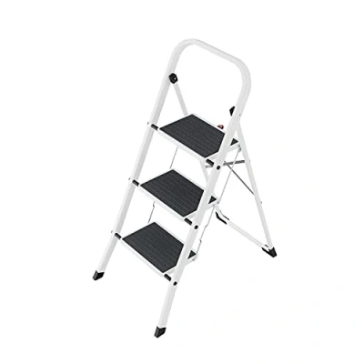 Image de Hailo 4397 901 Marchepied Pliant K 20,Noir, Blanc