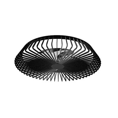 Image de Mantra Iluminación. Modèle HIMALAYA. Ventilateur et plafonnier de 63 cm diamètre en noir. Source lumière LED 70 W 2700 K 5000 4 900 lm. 35