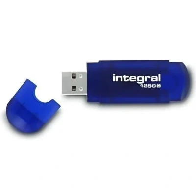 Image de Integral 128GB USB2.0 DRIVE EVO BLUE lecteur USB flash 128 Go Type A 2.0 Bleu Neuf