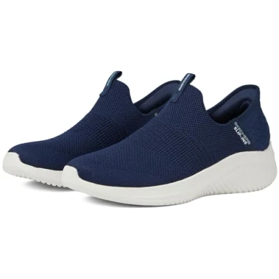Image de Skechers Femme Slip Ins Ultra Flex 3.0 Smooth Step Basket, Bleu Marine, 37 EU Large