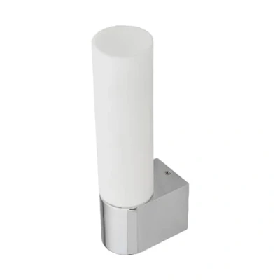 Image de Lindby Applique Murale Melike à intensité variable (Moderne) en Argent Métal e. a. pour salle de bain (1 lampe,à E14), Luminaire bain, Lampe WC
