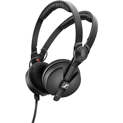 Image de Sennheiser HD 25 Special Edition Casque Fermé pour DJ et Monitoring Possibilité d&#039;Audition Unilatérale avec Capsule Rotative Comprend un Étui de Transport des Coussinets en Velours