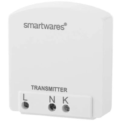 Image de Smartwares Interrupteur encastrable Plug &amp; Connect Sans fil Module domotique Contrôle de l&#039;éclairage SH4 90156 Blanc