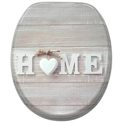 Image de Abattant WC frein de chute soft close Finition haute qualité Fixation facile Home