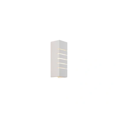 Image de Nordlux Applique murale Lancio Square en plâtre, avec fiche, blanc