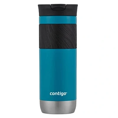 Image de Contigo tasse isotherme Byron 2.0, en acier inoxydable, fermeture à pression, café de voyage, 100 % étanche, 590 ml