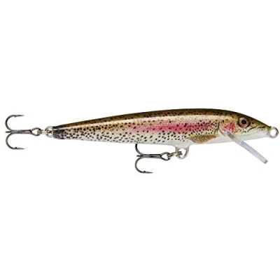 Image de Rapala Original Floater Matériel Construction Balsa Leurre Pêche d&#039;eau Douce Prof de Nage 0.9 1.5m Taille 5cm / 3g Fabriqué en Estonie Live Rainbow Trout Unisex Adult