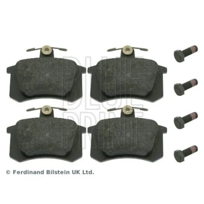 Image de BLUE PRINT ADV184274 Jeu de plaquettes frein Essieu arrière avec kit vis AUDI: A4 B5 Berline, Avant, 80 B4 Berline