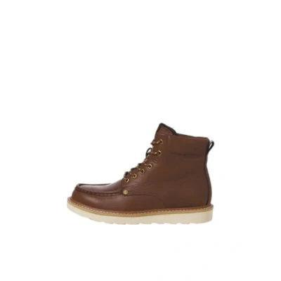 Image de Jack &amp; Jones Jfwarchway BOOT Bottines à lacets, Homme, Taille: 40, Cognac Imitation cuir haute qualité