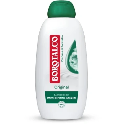 Image de Borotalco Bain de douche Original, corps au parfum borotale, Formule avec Agents Hydratants, Effet Borotalque sur la Cuir, Dermatologiquement testé, Flacon 600 ml