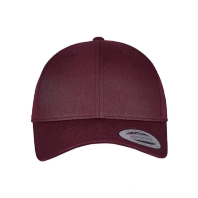 Image de Flexfit Curved Classic Snapback Casquette, Taille: One Size, Maroon
