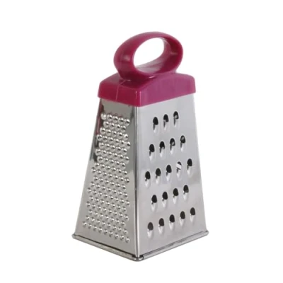 Image de COOK CONCEPT Easy Make KB6791 Râpe de 4 Faces INOX Rouge/Noir/Violet/Vert 6,50 x 5,30 12,70 cm