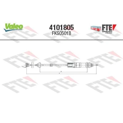 Image de FTE 4101805 Câble d&#039;Embrayage avec réglage automatique CITROËN: Berlingo / First I, I Van