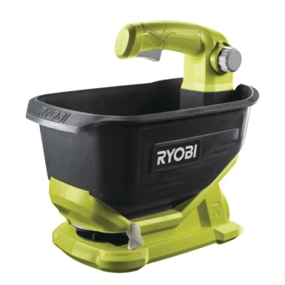 Image de RYOBI Épandeur à Main Batterie 18V ONE+ Débit et Largeur Épandage Réglables Bac Capacité 4 L / 5 kg Poignée avec Interrupteur Vendu Sans ni Chargeur OSS1800