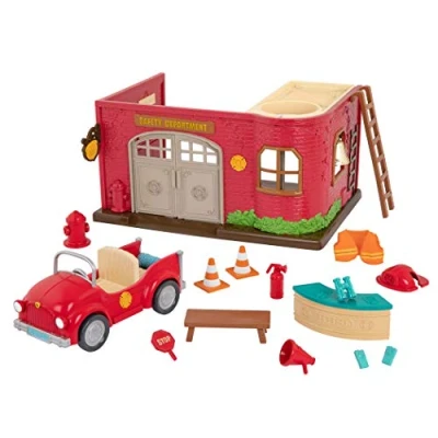 Image de Li&#039;l Woodzeez WZ6609Z Ensemble Jouets Caserne de Pompiers